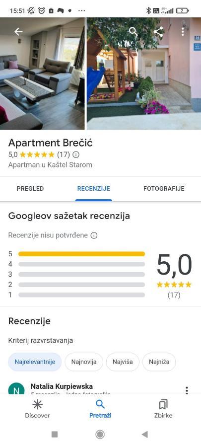 Villa Apartments Brecic 1 Kaštela Extérieur photo